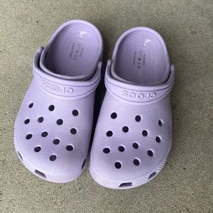 Size 12 Crocs purple